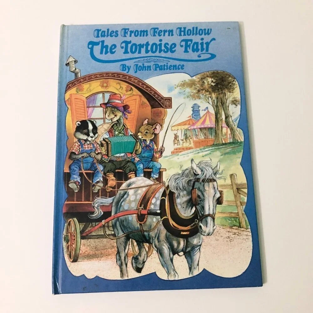 Vtg Tales from Fern Hollow The Tortoise Fair by John Patience Peter Haddock Book
